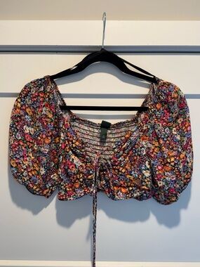 Wild Fable Floral Crop Top